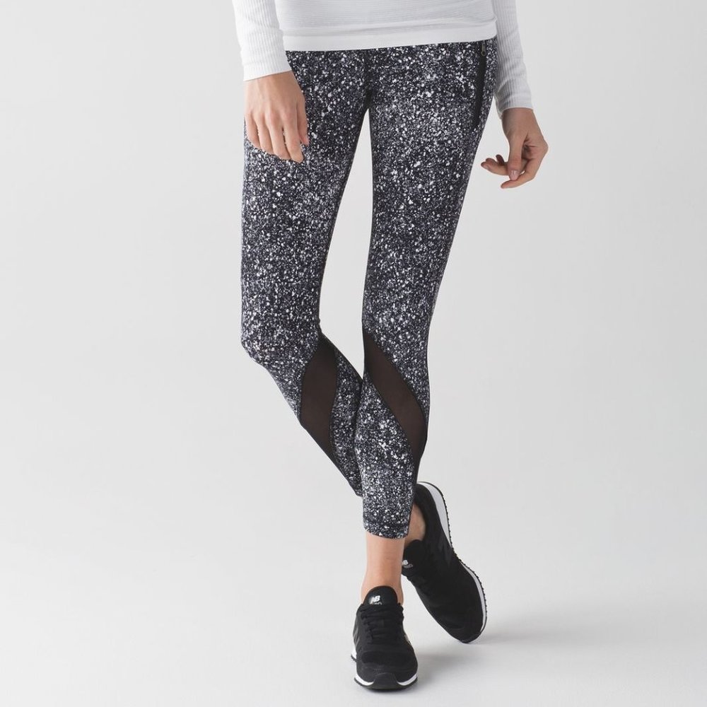 EUC Lululemon Inspire Tight II Splatter Luxtreme